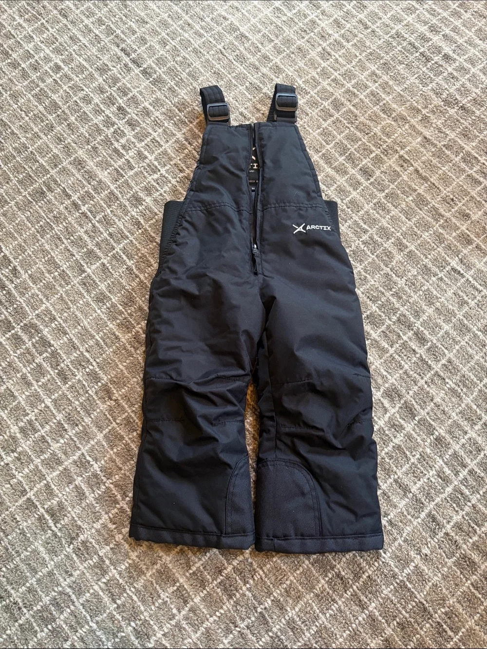 Arctix Toddler Black Insulated Snow Overalls (2T)